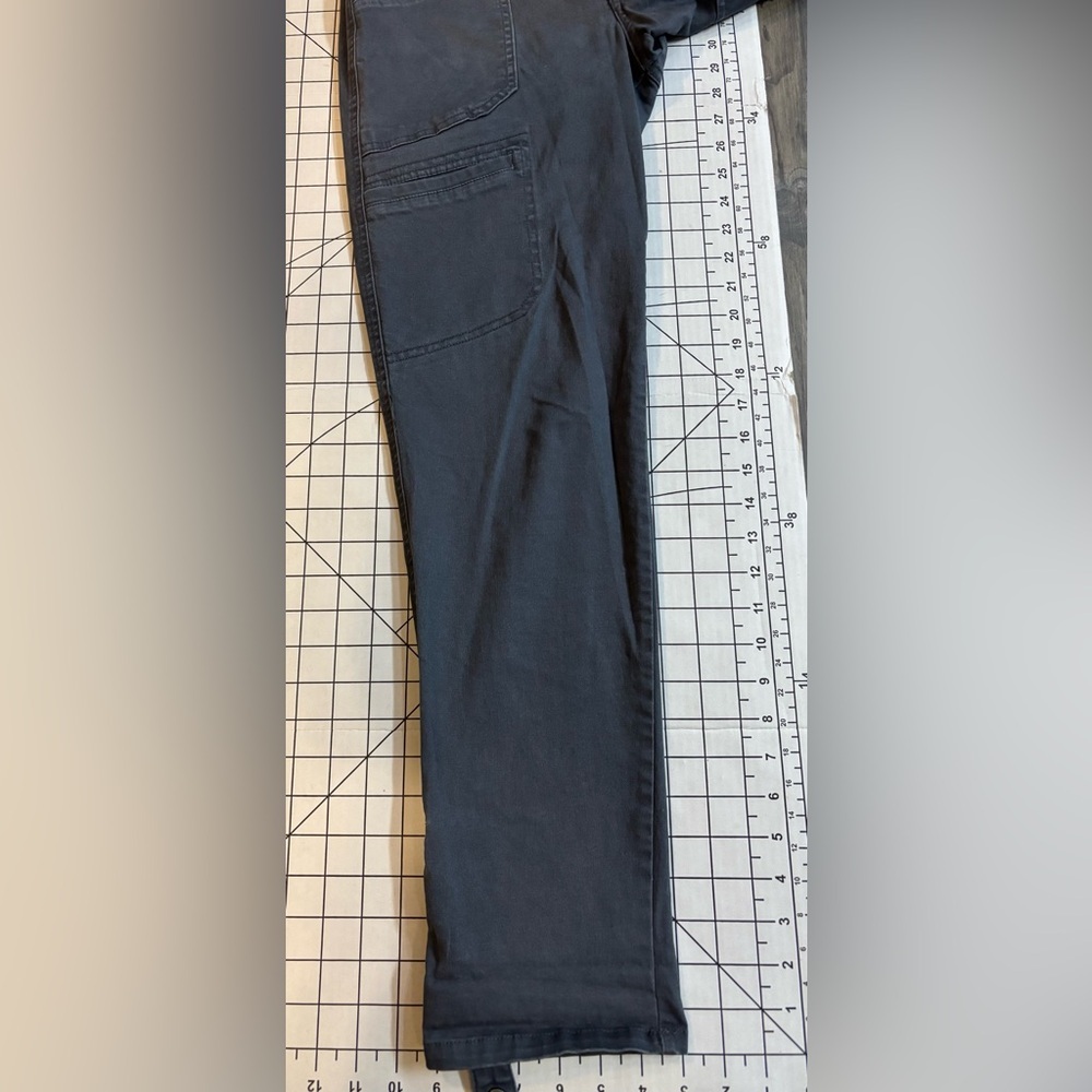 Democracy Straight-Leg Utility Pants in Navy Blue - Picture 9 of 10